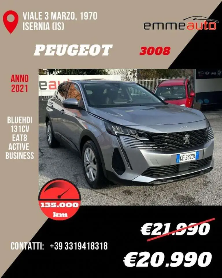 Photo 1 : Peugeot 3008 2021 Diesel