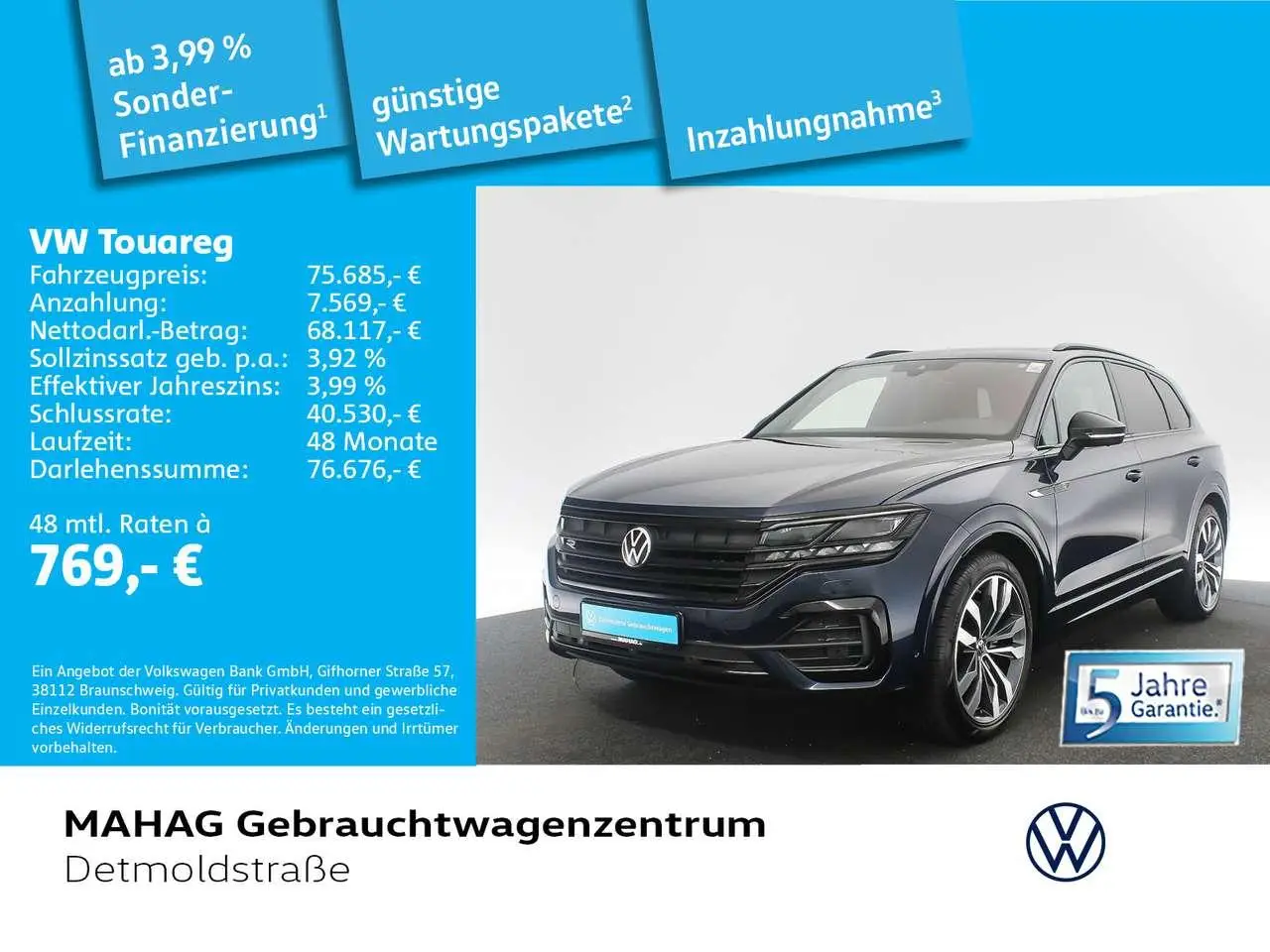 Photo 1 : Volkswagen Touareg 2023 Diesel