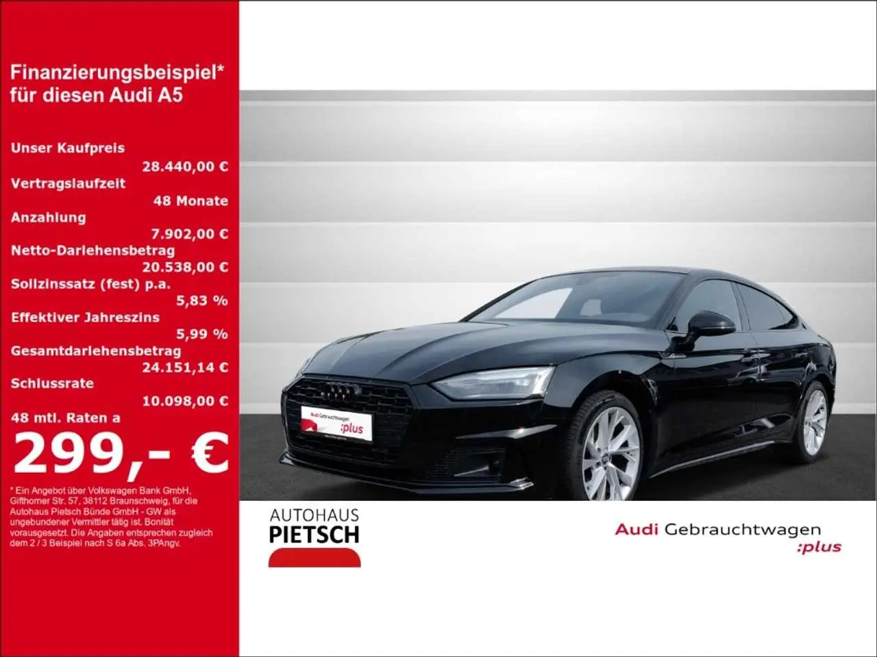 Photo 1 : Audi A5 2021 Diesel