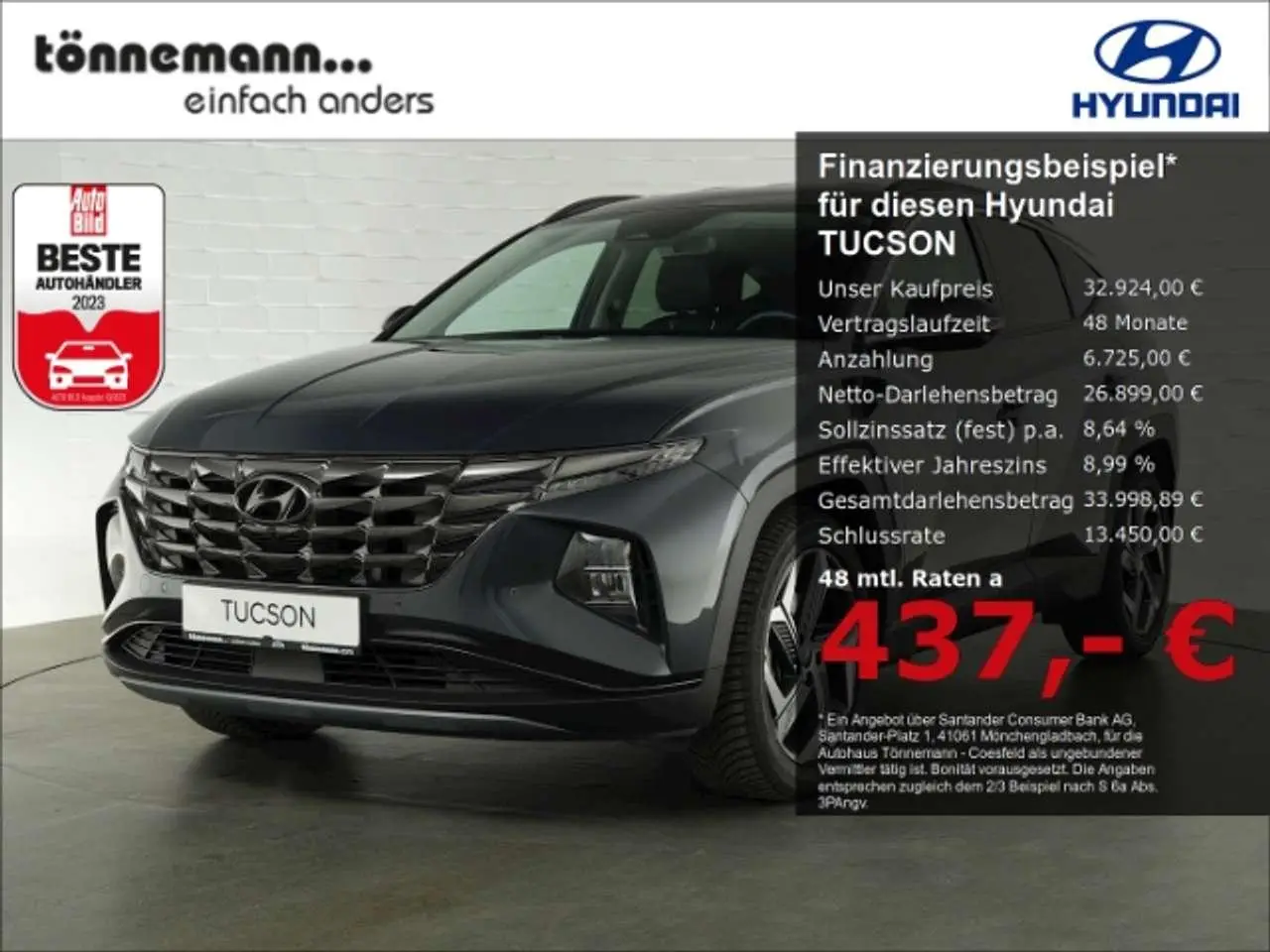 Photo 1 : Hyundai Tucson 2023 Diesel