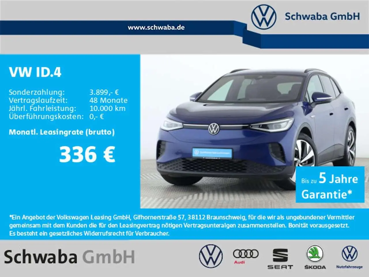 Photo 1 : Volkswagen Id.4 2023 Électrique