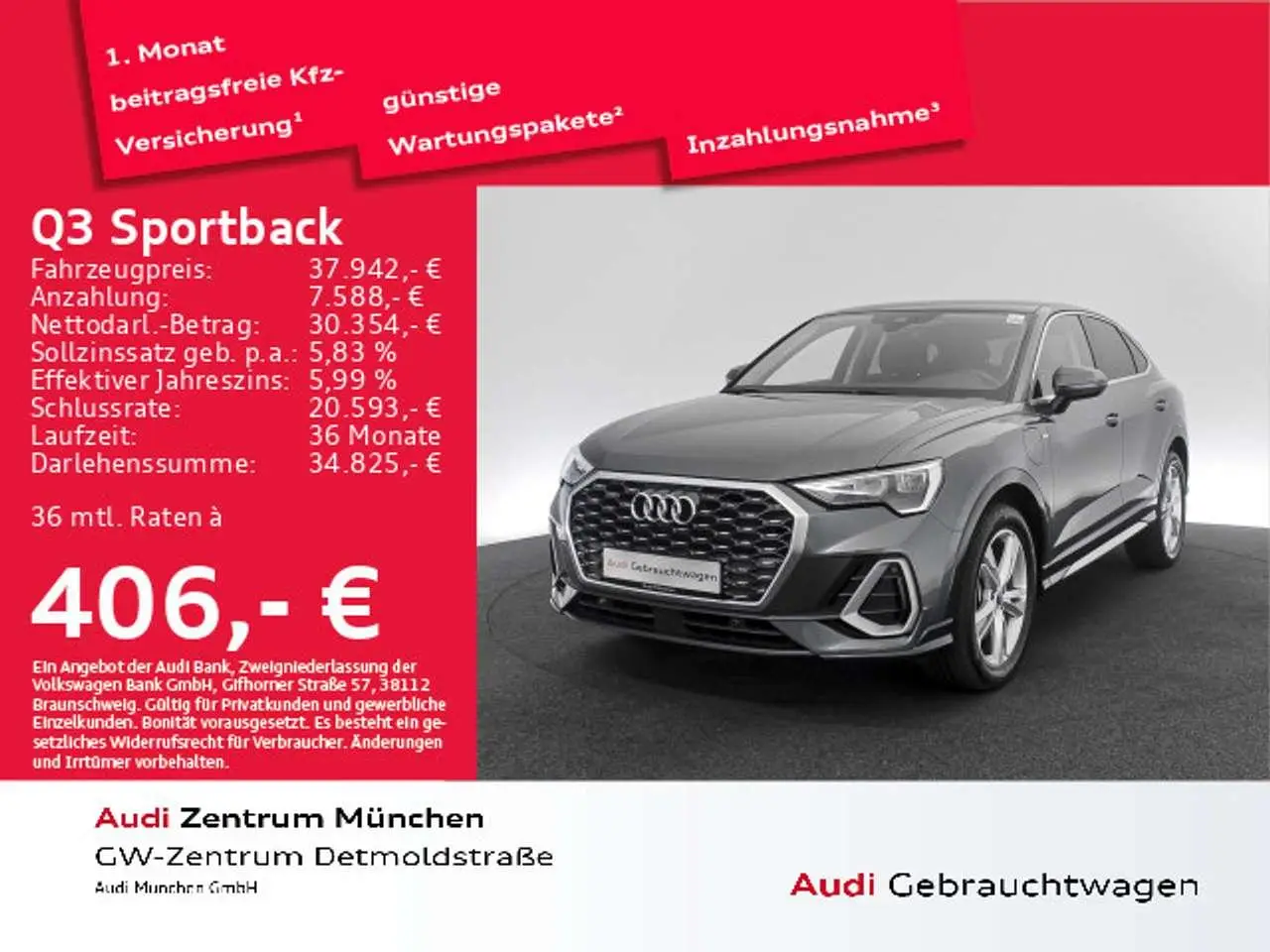 Photo 1 : Audi Q3 2021 Hybride