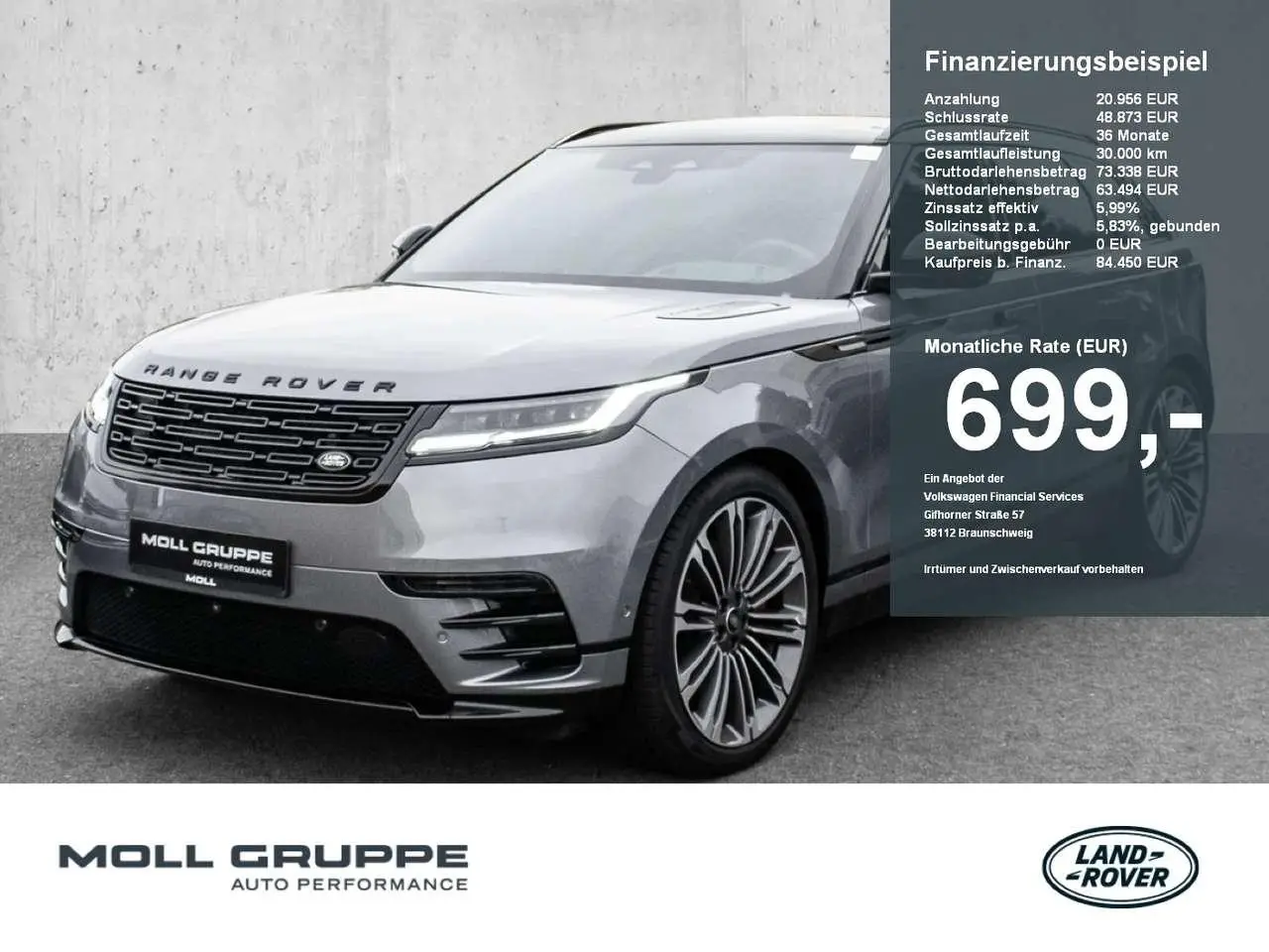 Photo 1 : Land Rover Range Rover Velar 2023 Essence