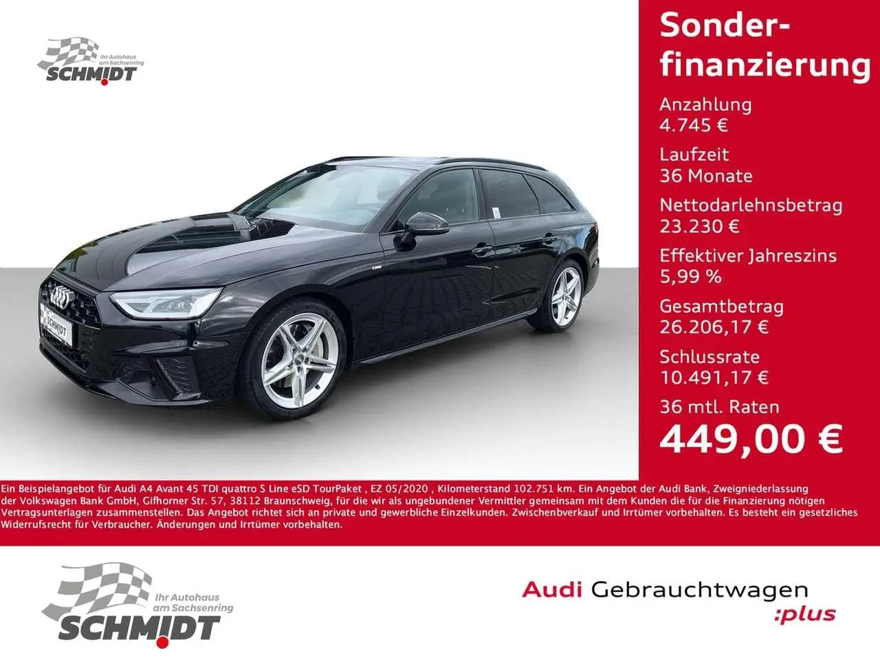 Photo 1 : Audi A4 2020 Diesel