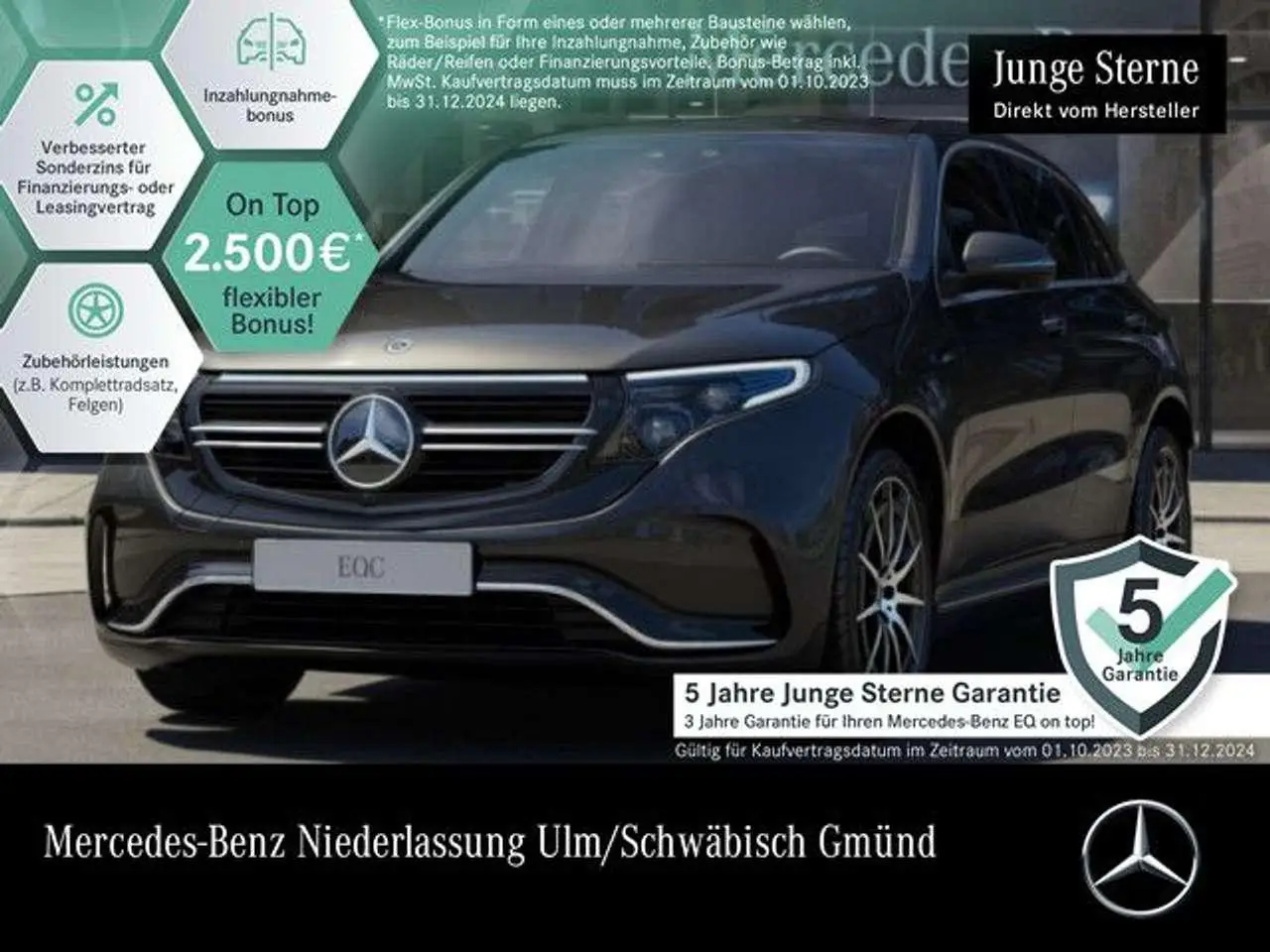 Photo 1 : Mercedes-benz Eqc 2021 Électrique