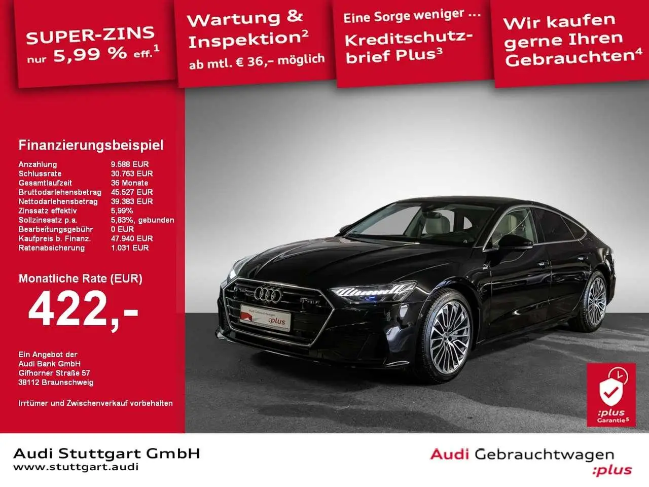 Photo 1 : Audi A7 2021 Hybride