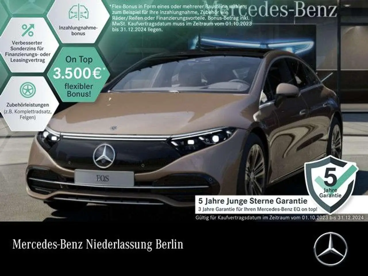 Photo 1 : Mercedes-benz Eqs 2023 Electric