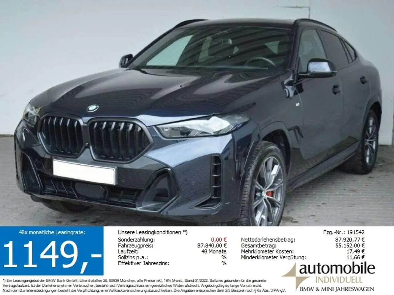 Photo 1 : Bmw X6 2023 Diesel