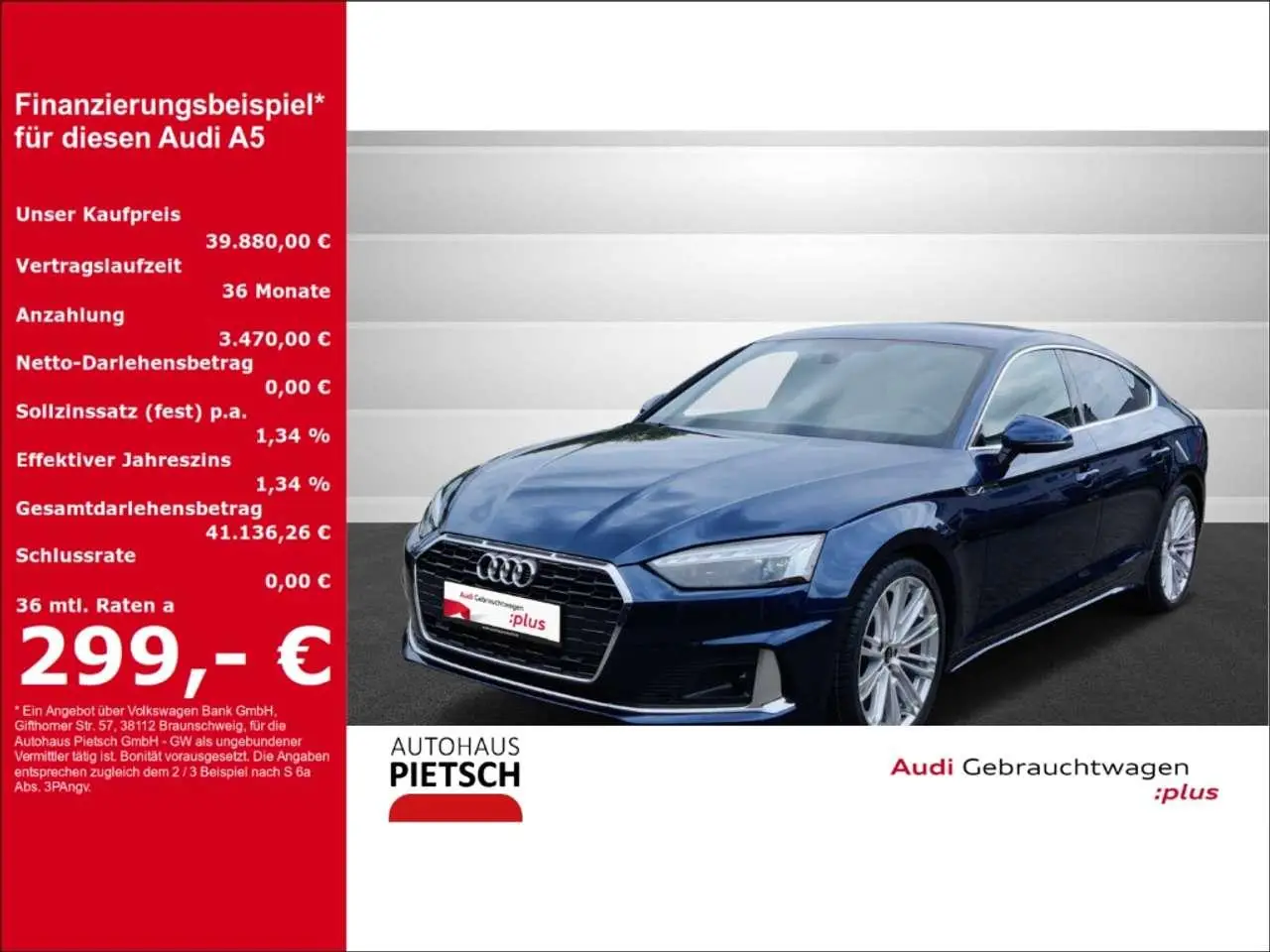 Photo 1 : Audi A5 2023 Petrol