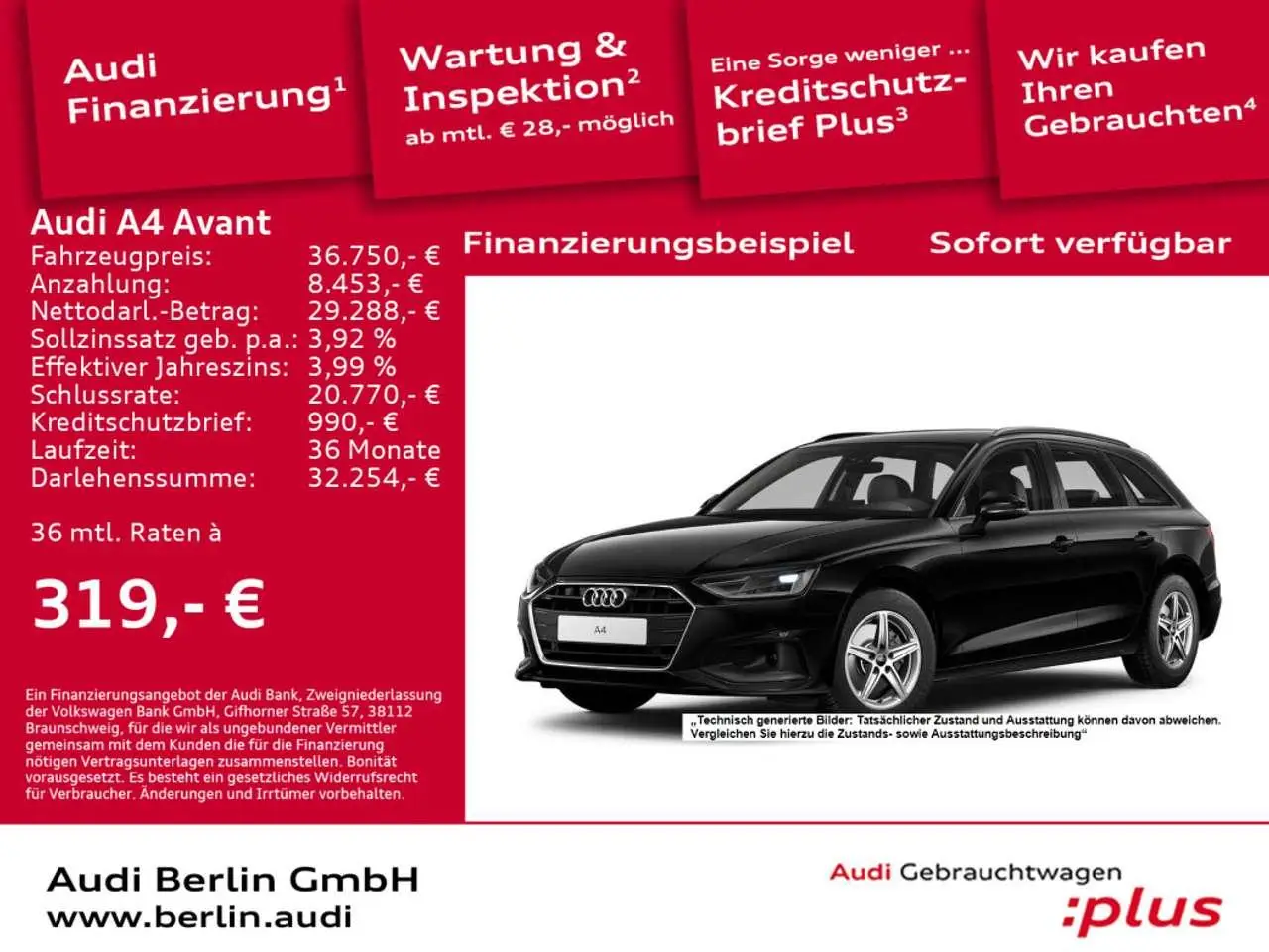 Photo 1 : Audi A4 2024 Diesel