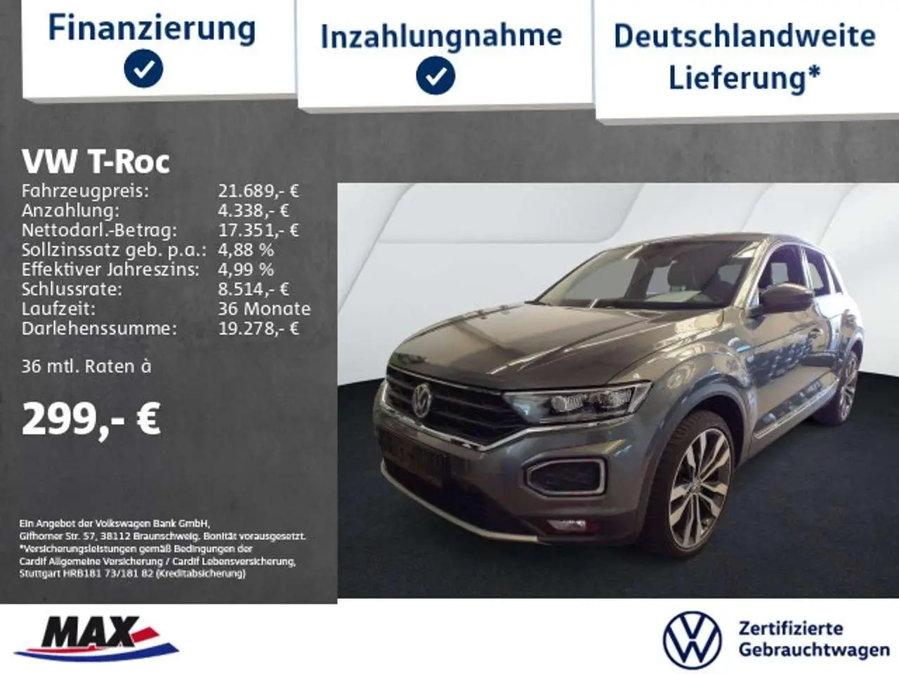 Photo 1 : Volkswagen T-roc 2019 Essence