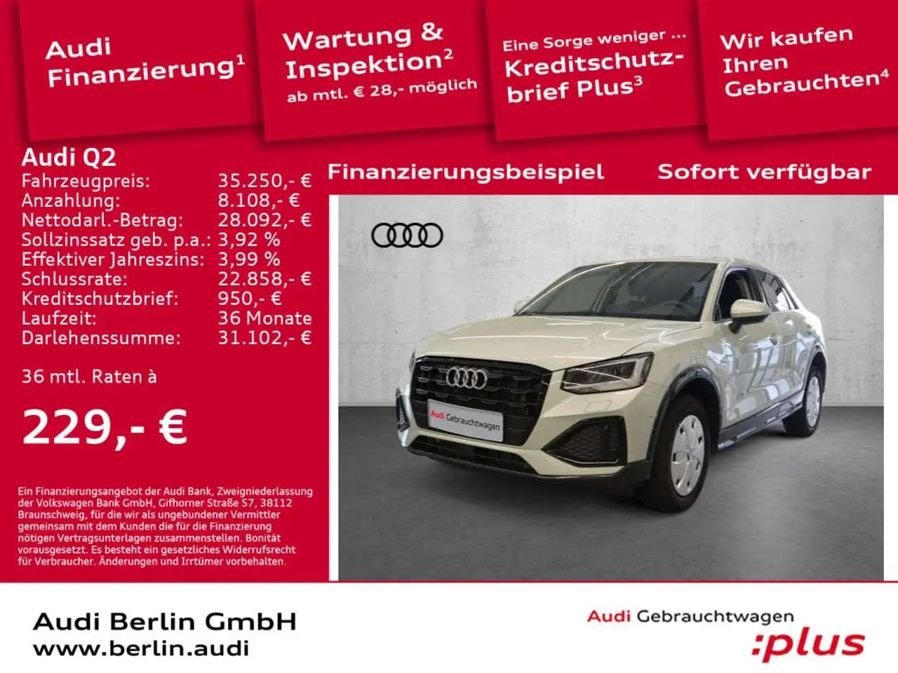 Photo 1 : Audi Q2 2023 Petrol