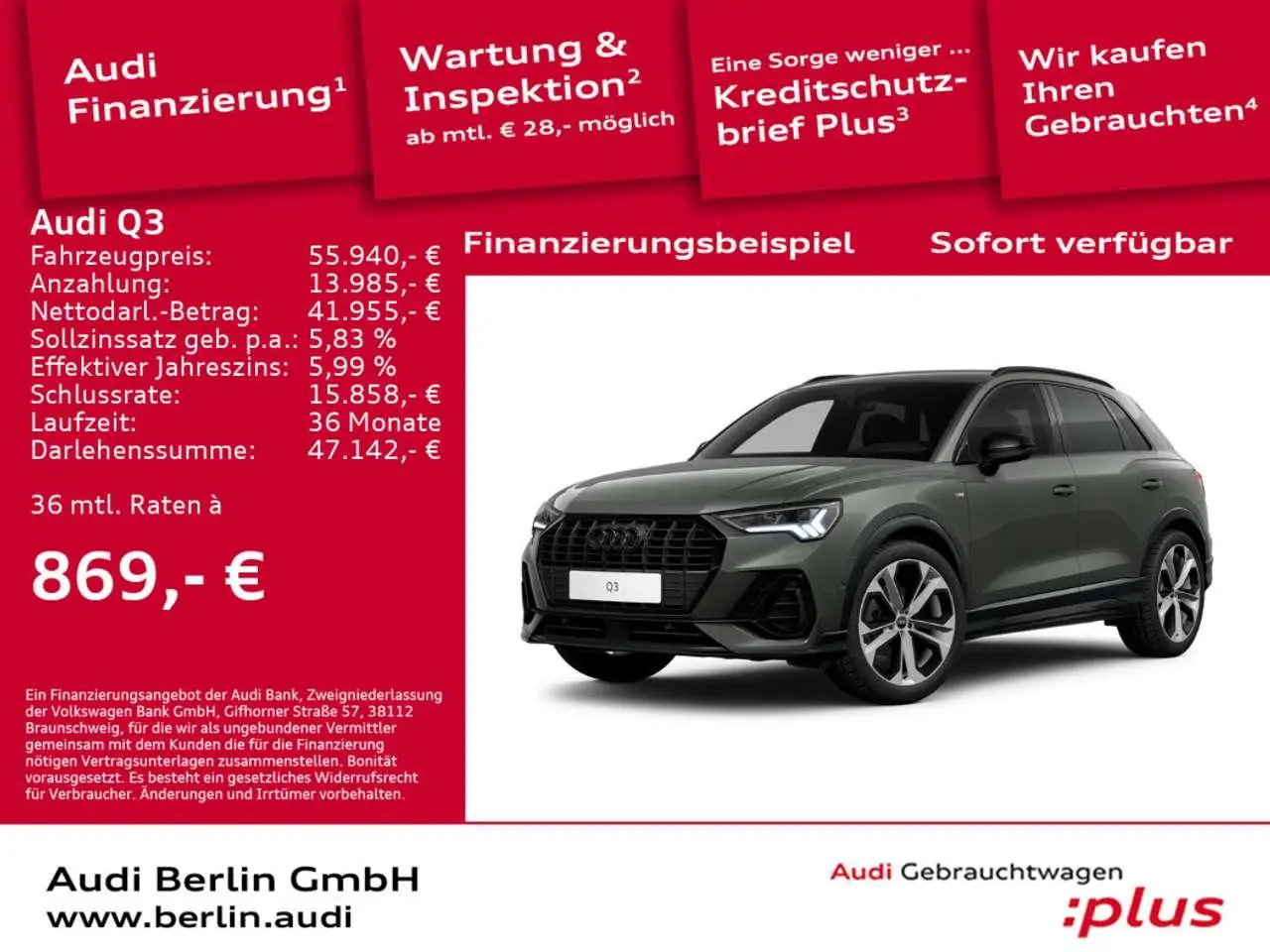 Photo 1 : Audi Q3 2024 Petrol