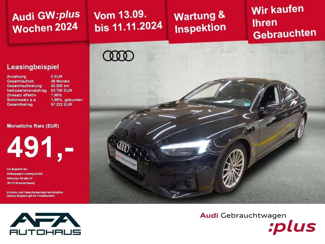 Photo 1 : Audi A5 2024 Essence