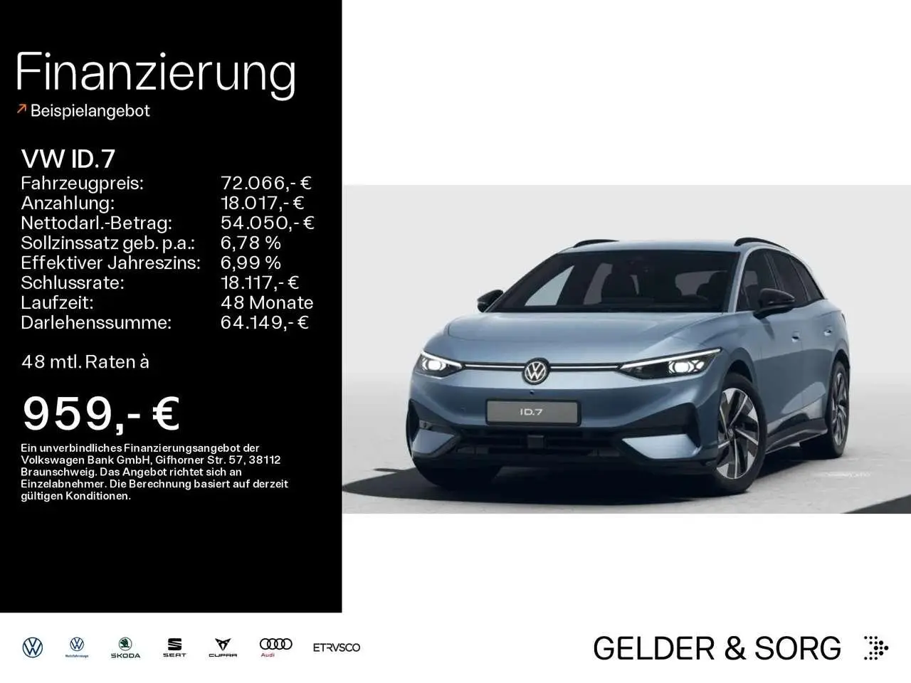 Photo 1 : Volkswagen Id.7 2024 Electric