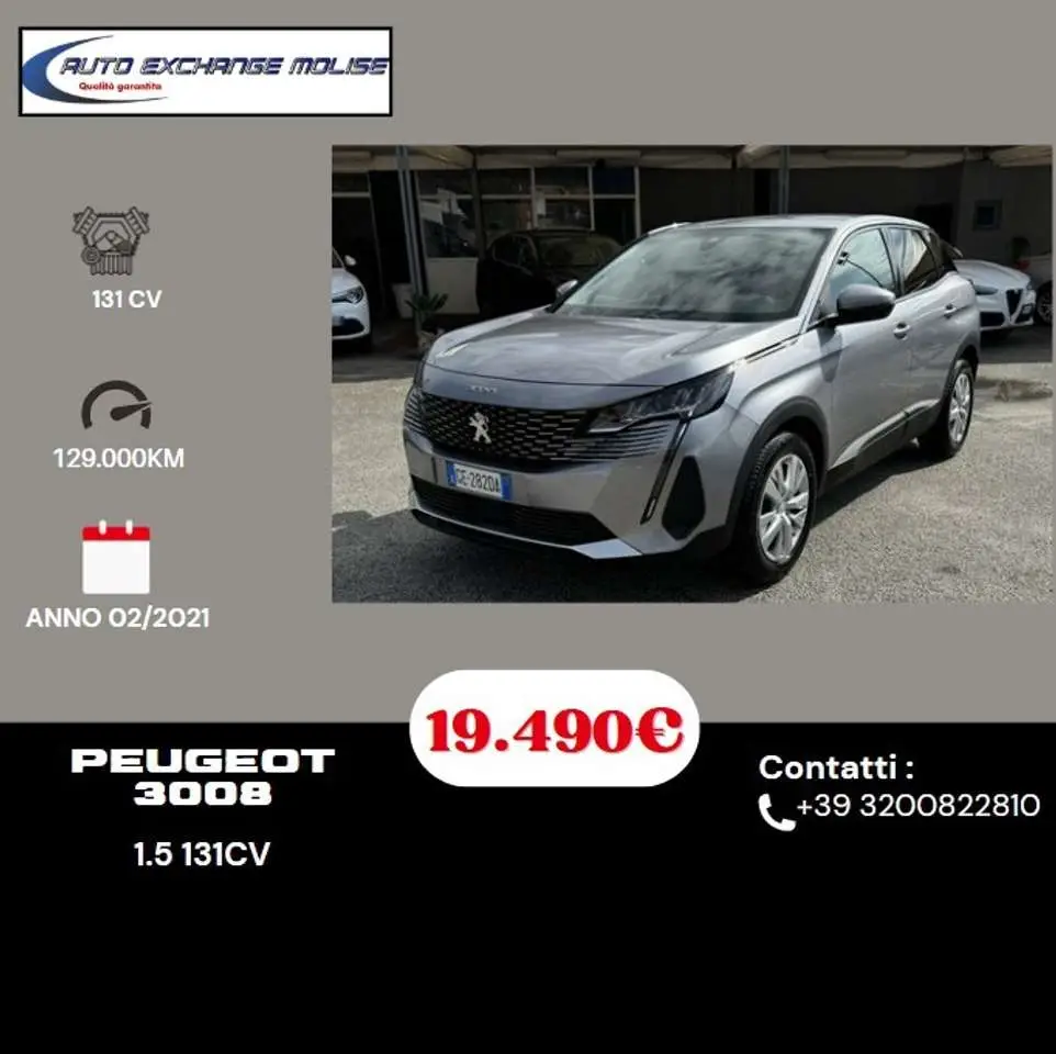 Photo 1 : Peugeot 3008 2021 Diesel