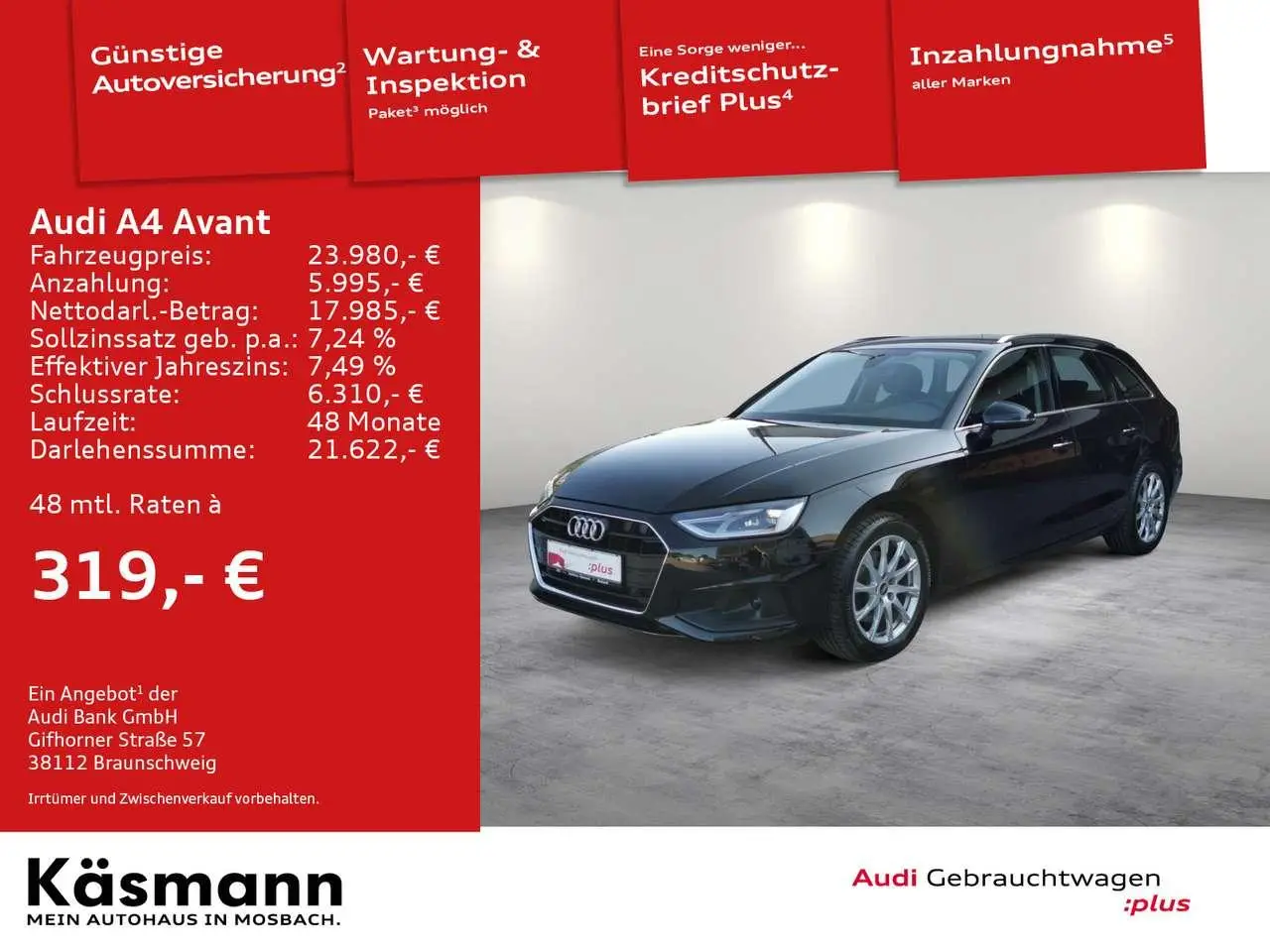 Photo 1 : Audi A4 2021 Diesel