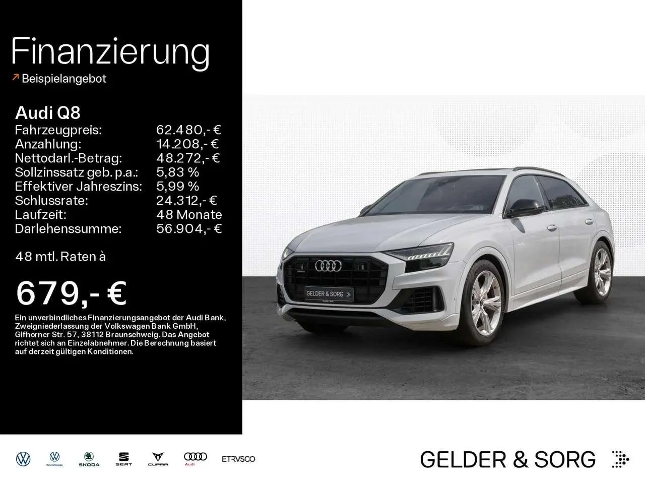 Photo 1 : Audi Q8 2020 Diesel