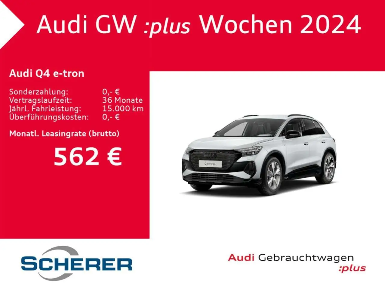 Photo 1 : Audi Q4 2024 Électrique