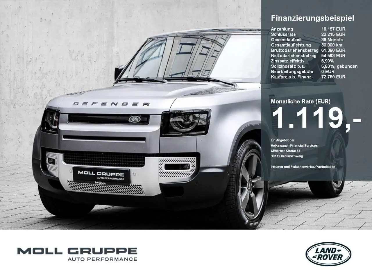 Photo 1 : Land Rover Defender 2021 Petrol