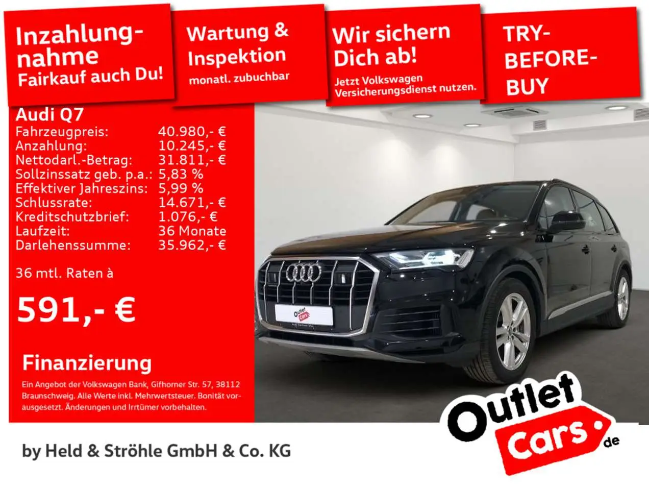 Photo 1 : Audi Q7 2020 Hybride