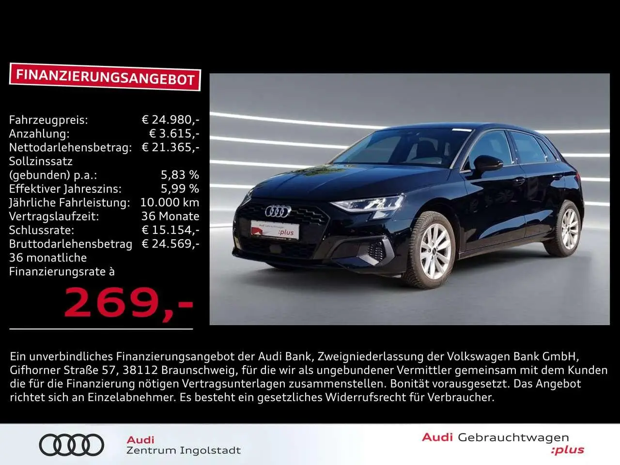 Photo 1 : Audi A3 2023 Diesel