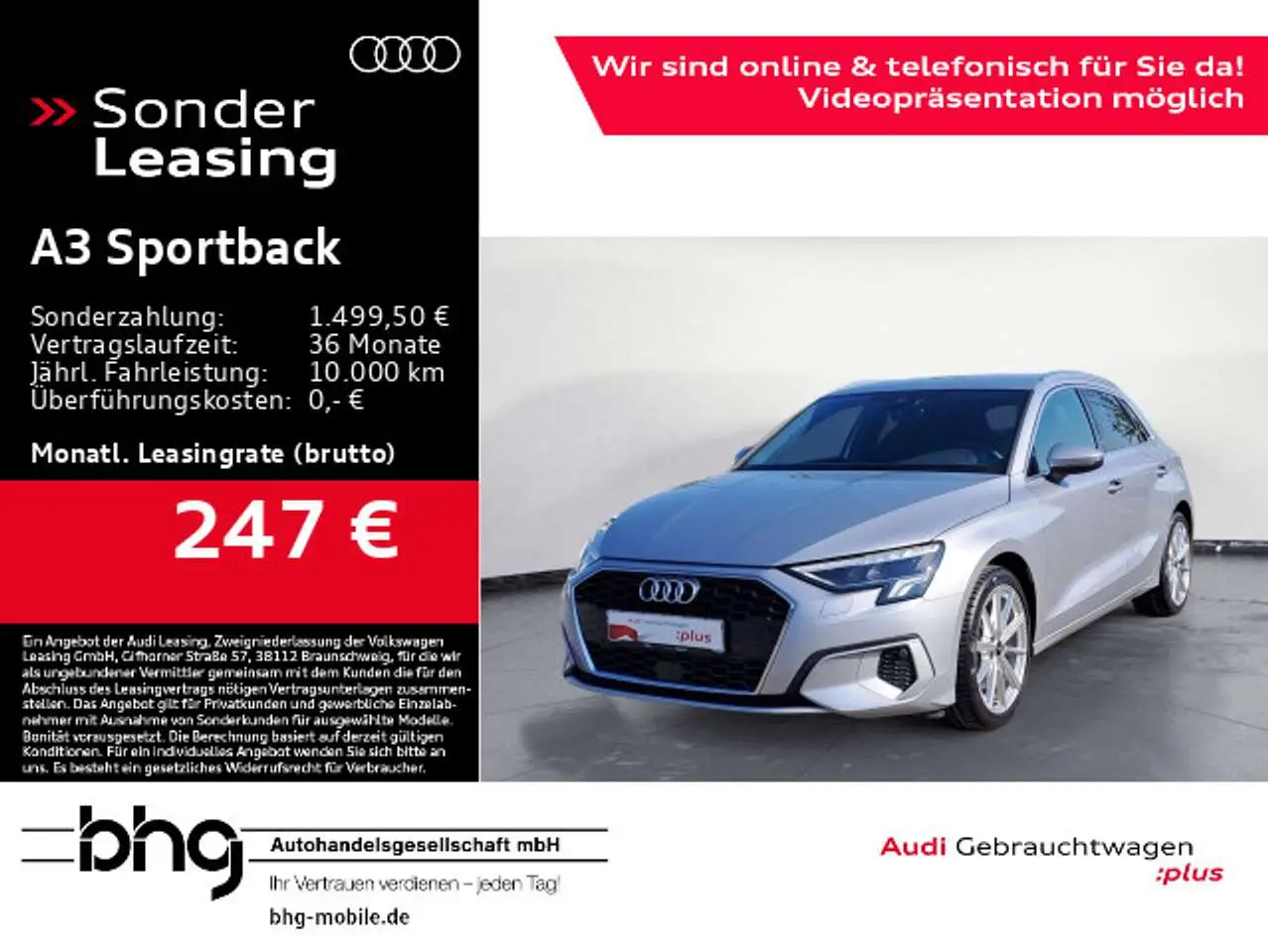 Photo 1 : Audi A3 2023 Essence