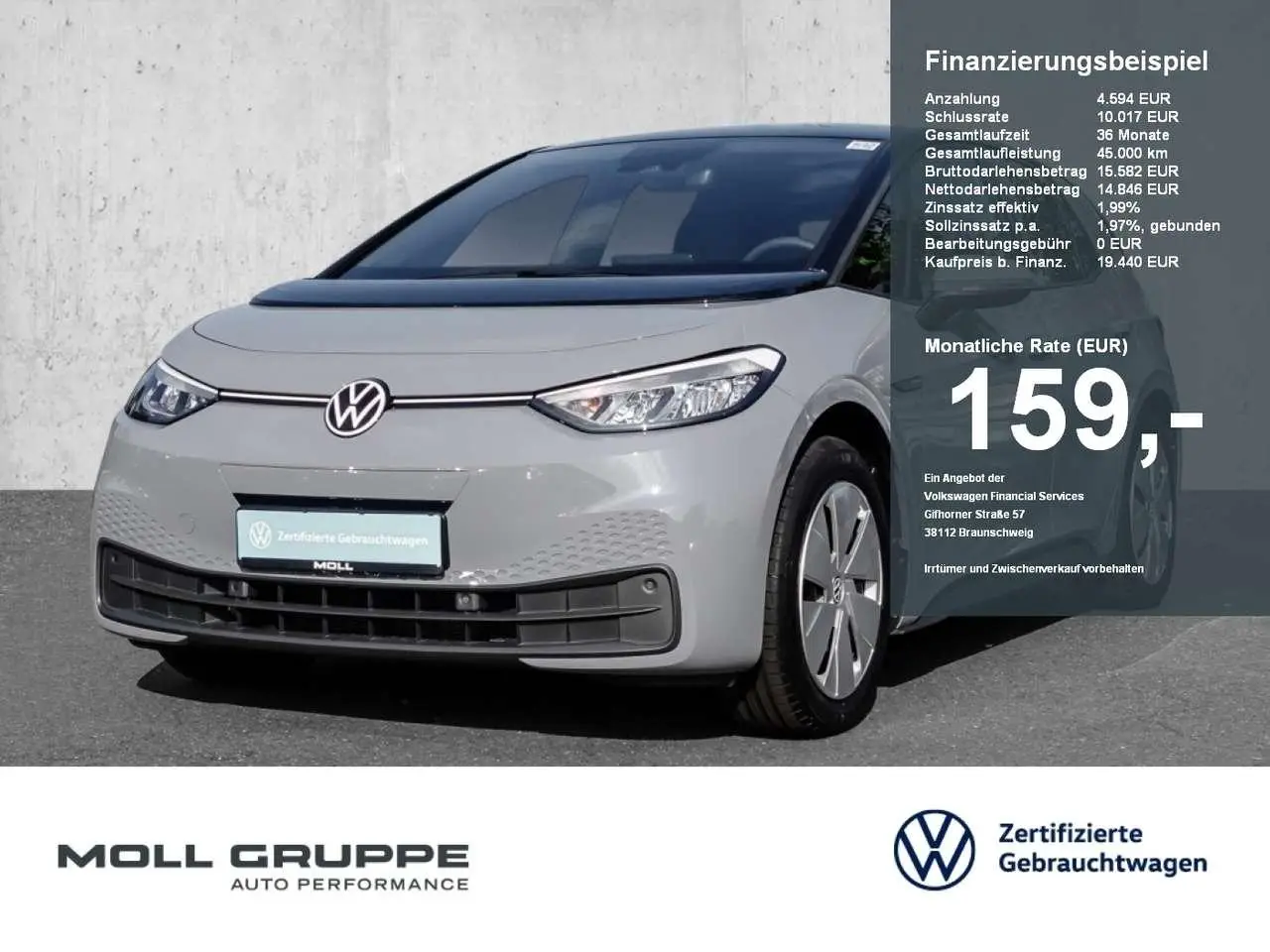 Photo 1 : Volkswagen Id.3 2022 Électrique