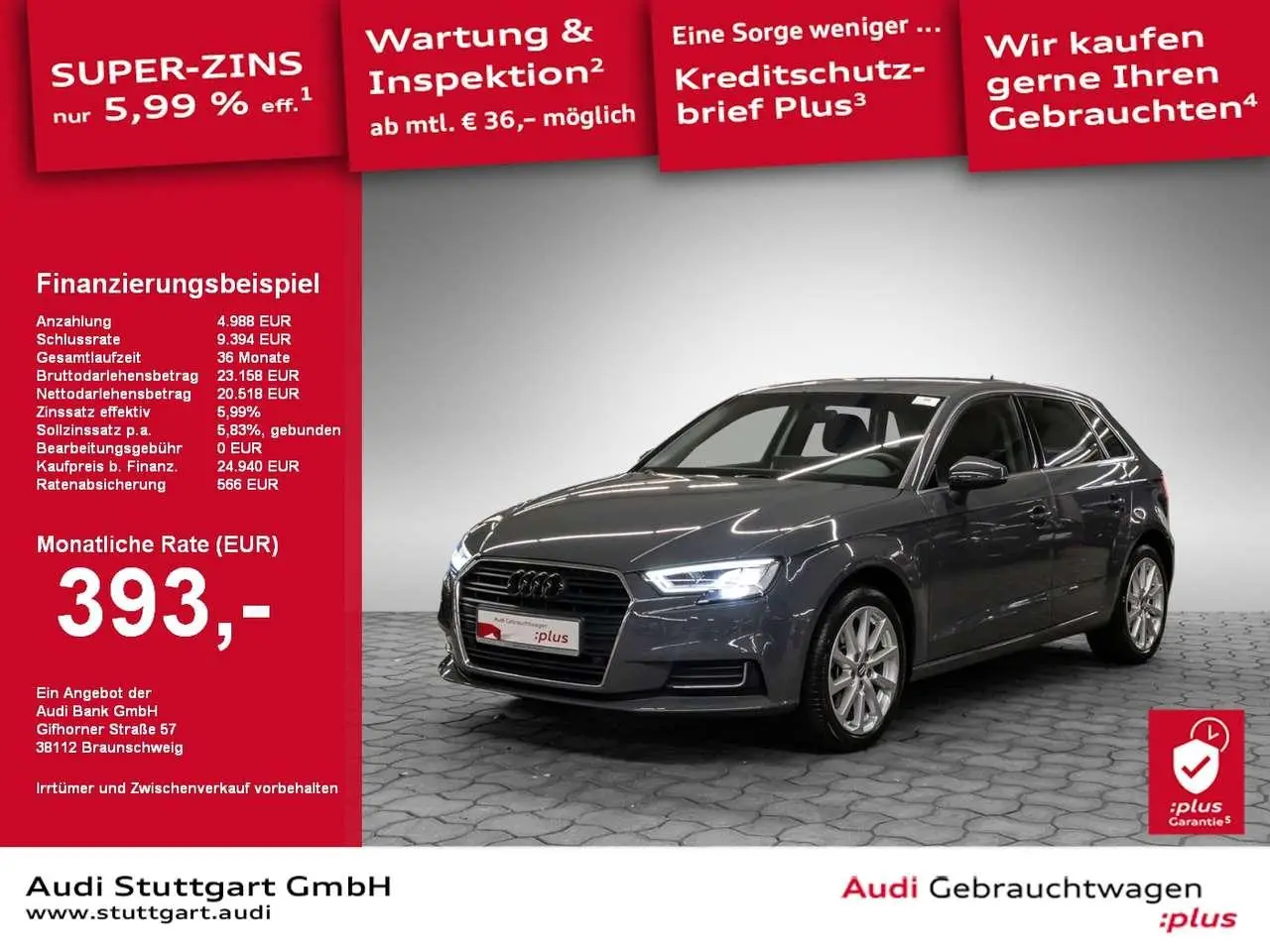 Photo 1 : Audi A3 2020 Diesel