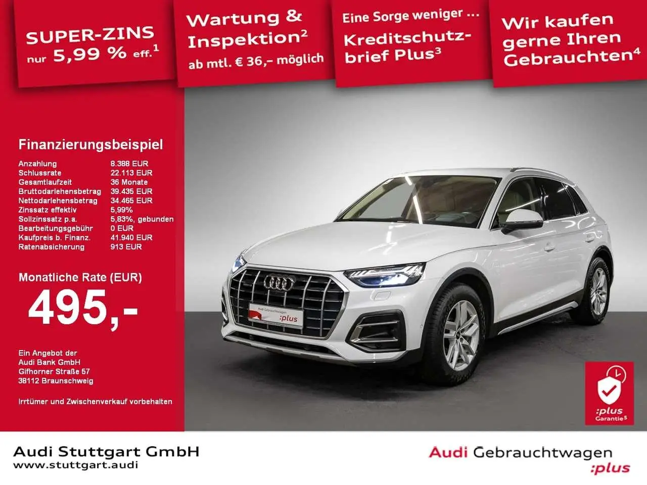 Photo 1 : Audi Q5 2021 Hybride