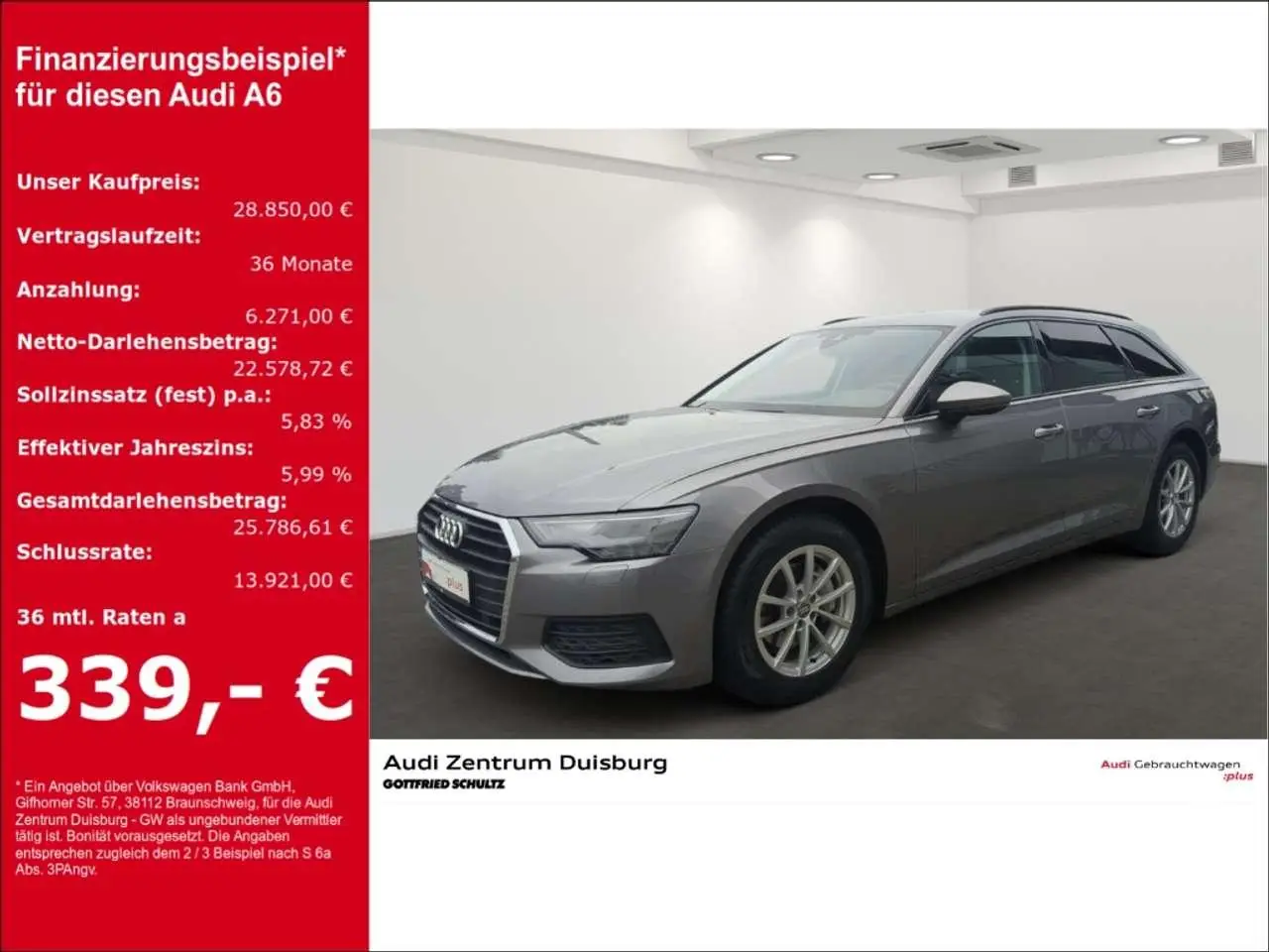 Photo 1 : Audi A6 2020 Diesel