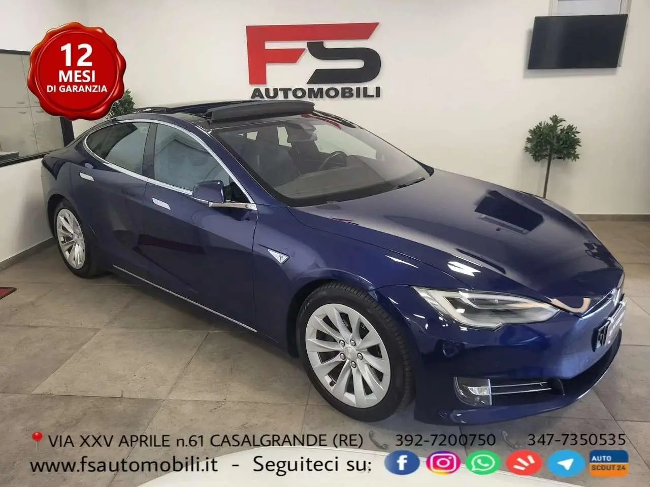 Photo 1 : Tesla Model S 2016 Électrique