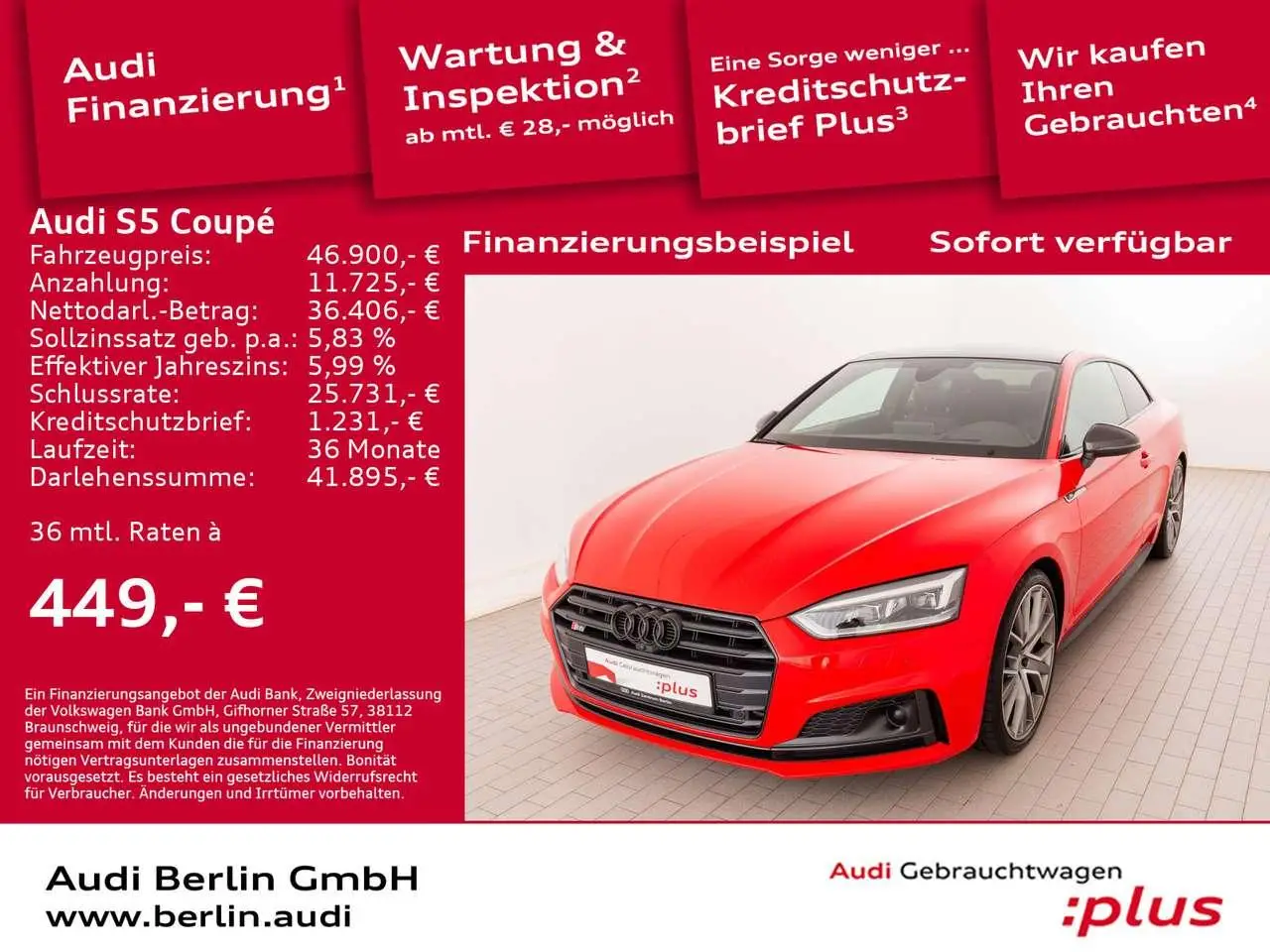 Photo 1 : Audi S5 2019 Diesel