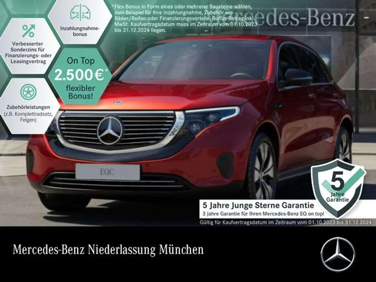 Photo 1 : Mercedes-benz Eqc 2020 Électrique