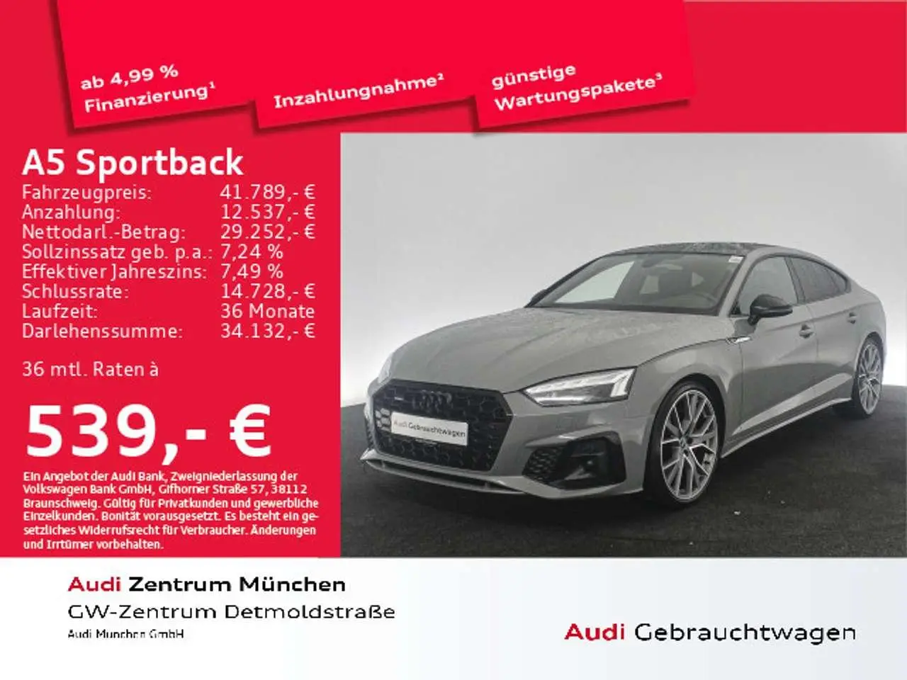 Photo 1 : Audi A5 2021 Diesel