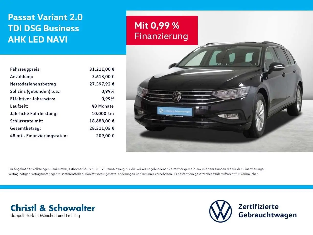 Photo 1 : Volkswagen Passat 2023 Diesel