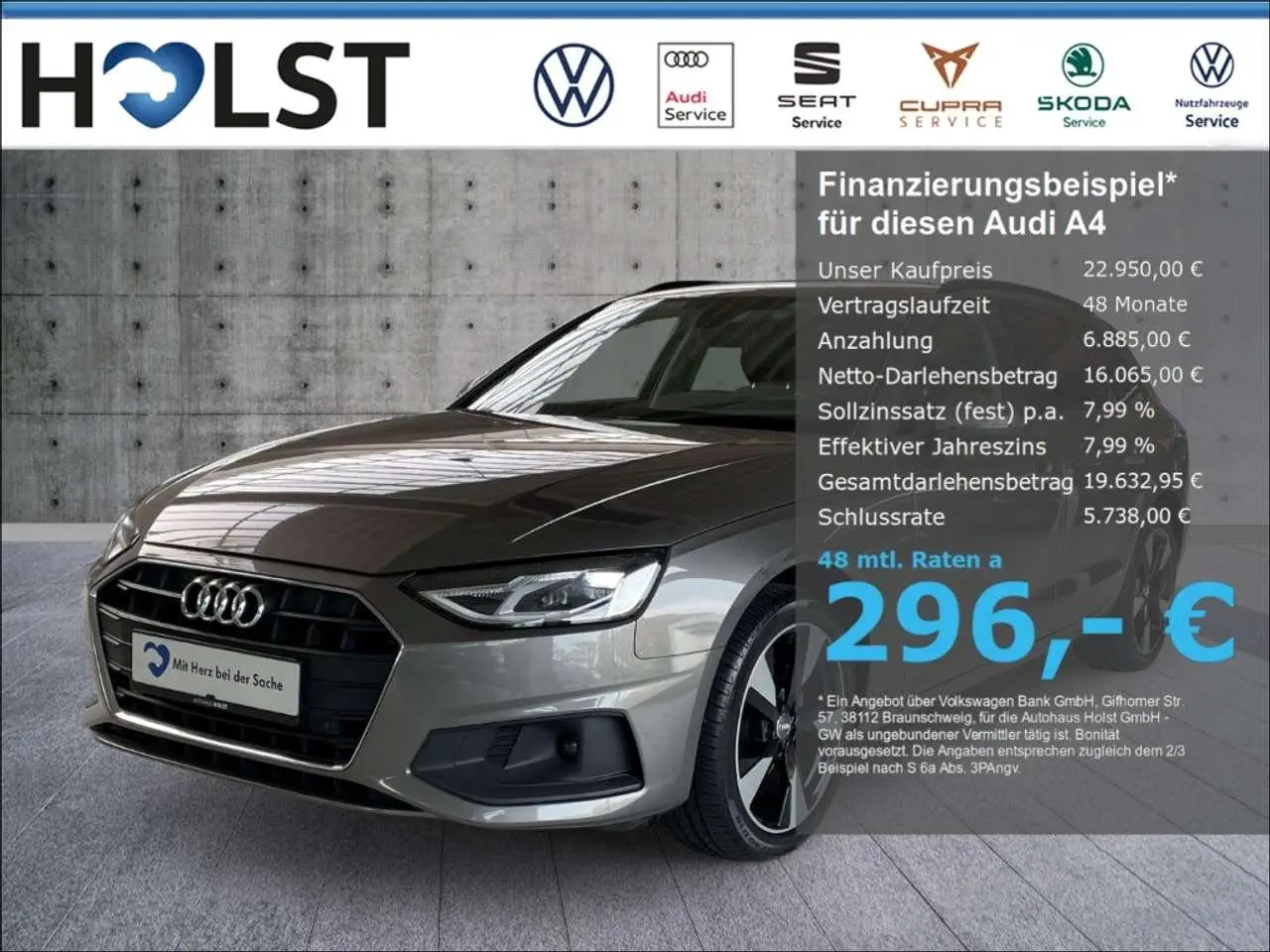 Photo 1 : Audi A4 2019 Diesel