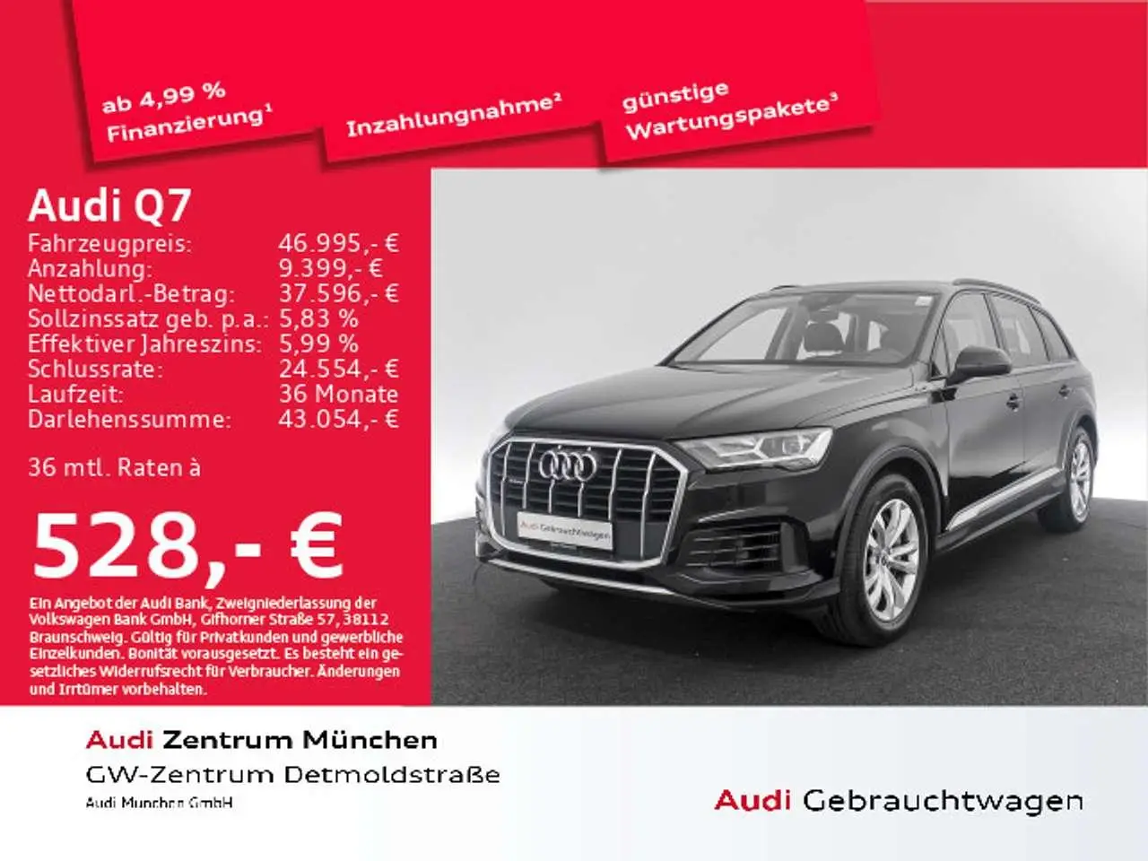 Photo 1 : Audi Q7 2021 Hybride