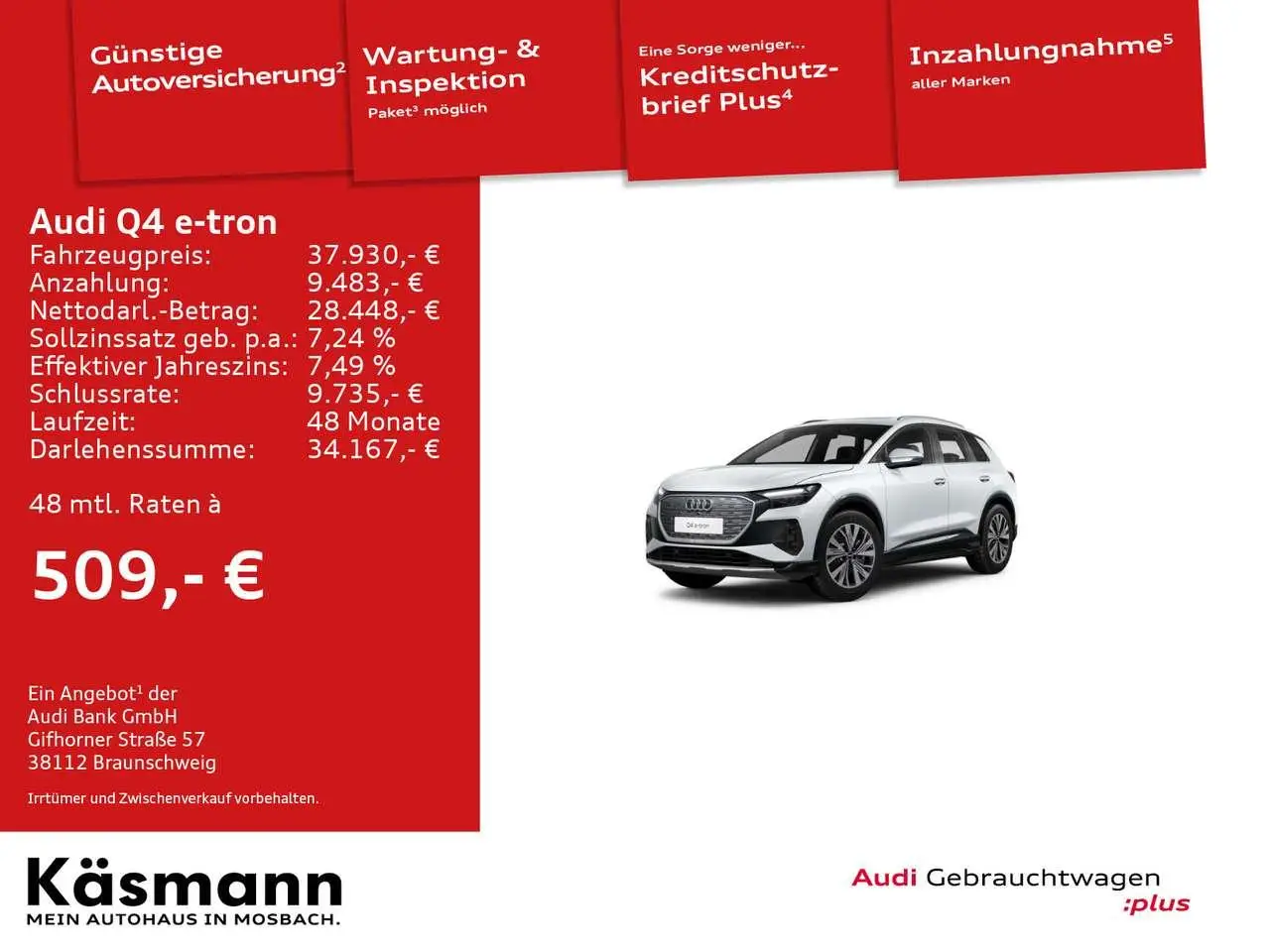 Photo 1 : Audi Q4 2021 Électrique