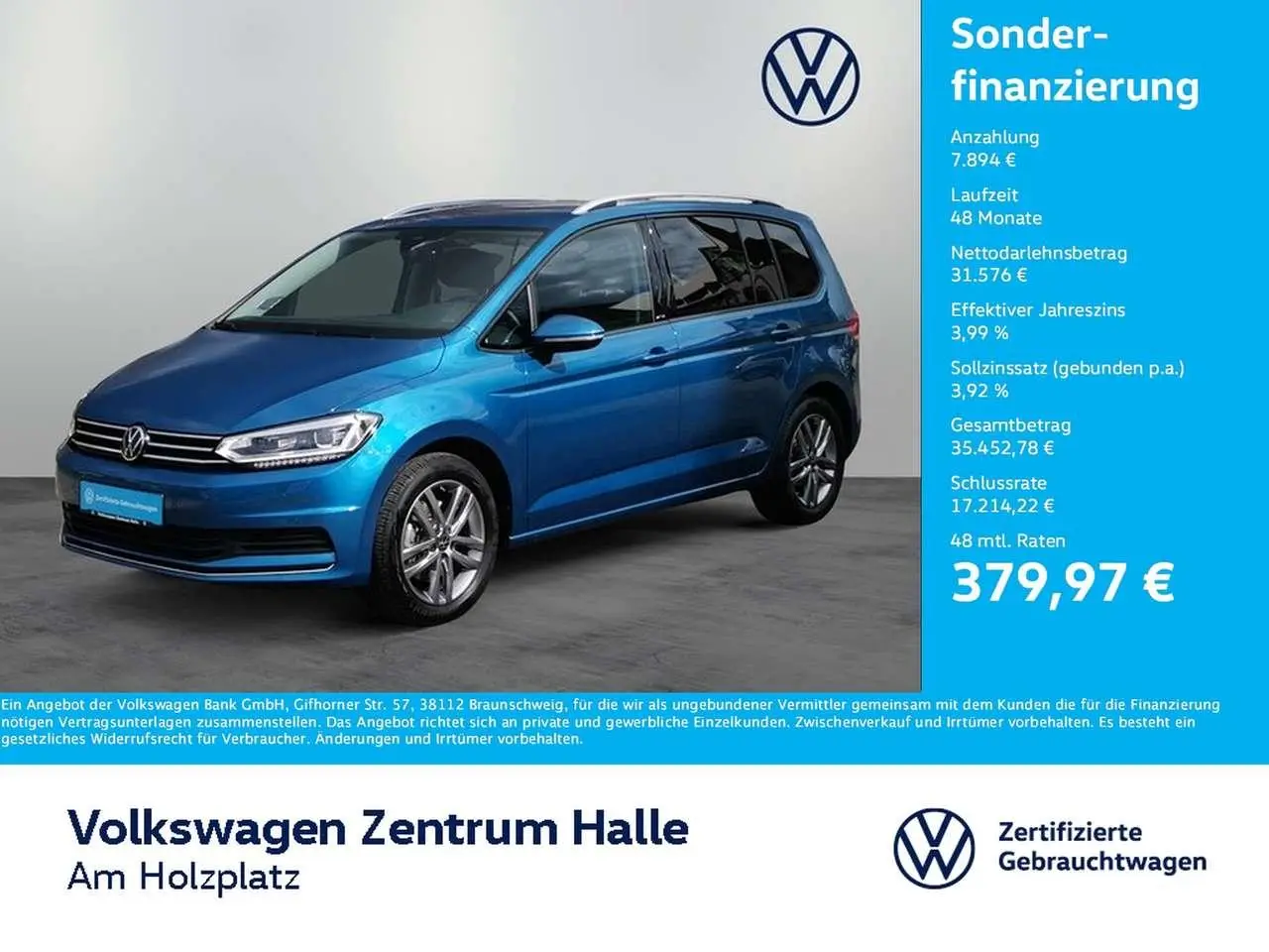 Photo 1 : Volkswagen Touran 2022 Essence