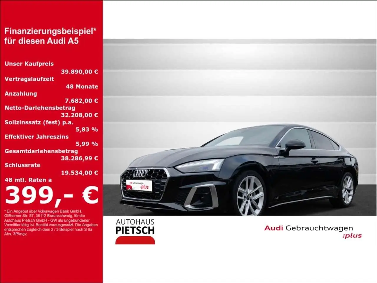 Photo 1 : Audi A5 2022 Petrol