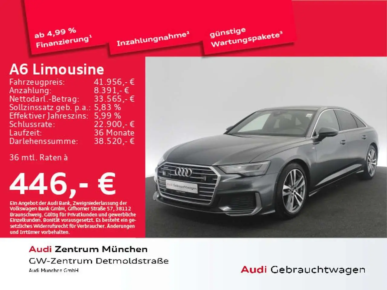 Photo 1 : Audi A6 2020 Diesel