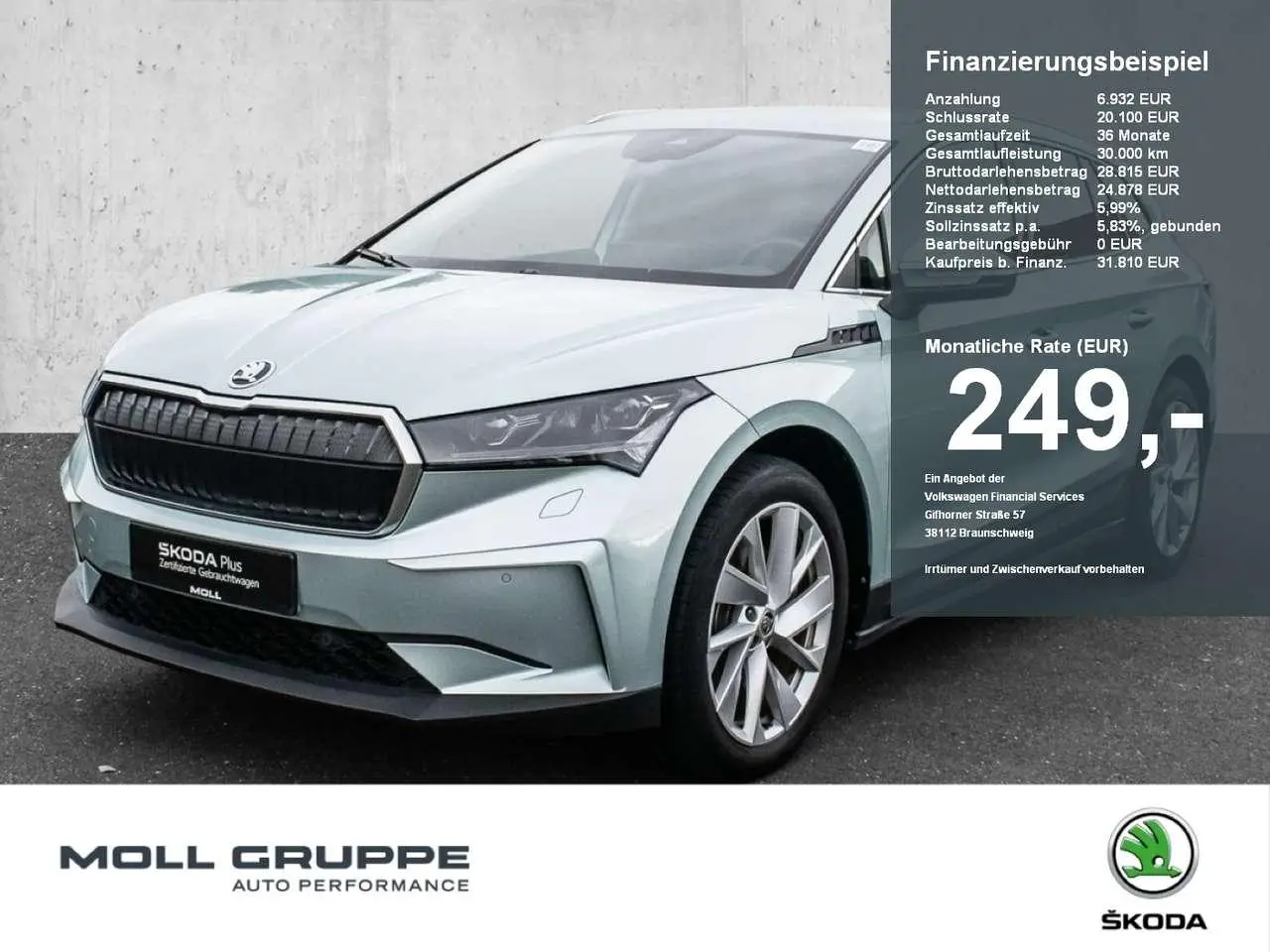 Photo 1 : Skoda Enyaq 2021 Électrique