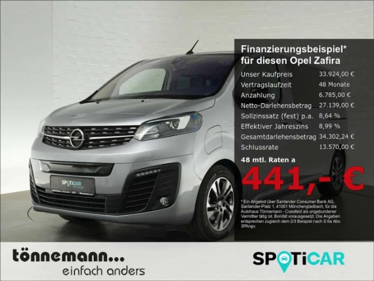 Photo 1 : Opel Zafira 2022 Electric