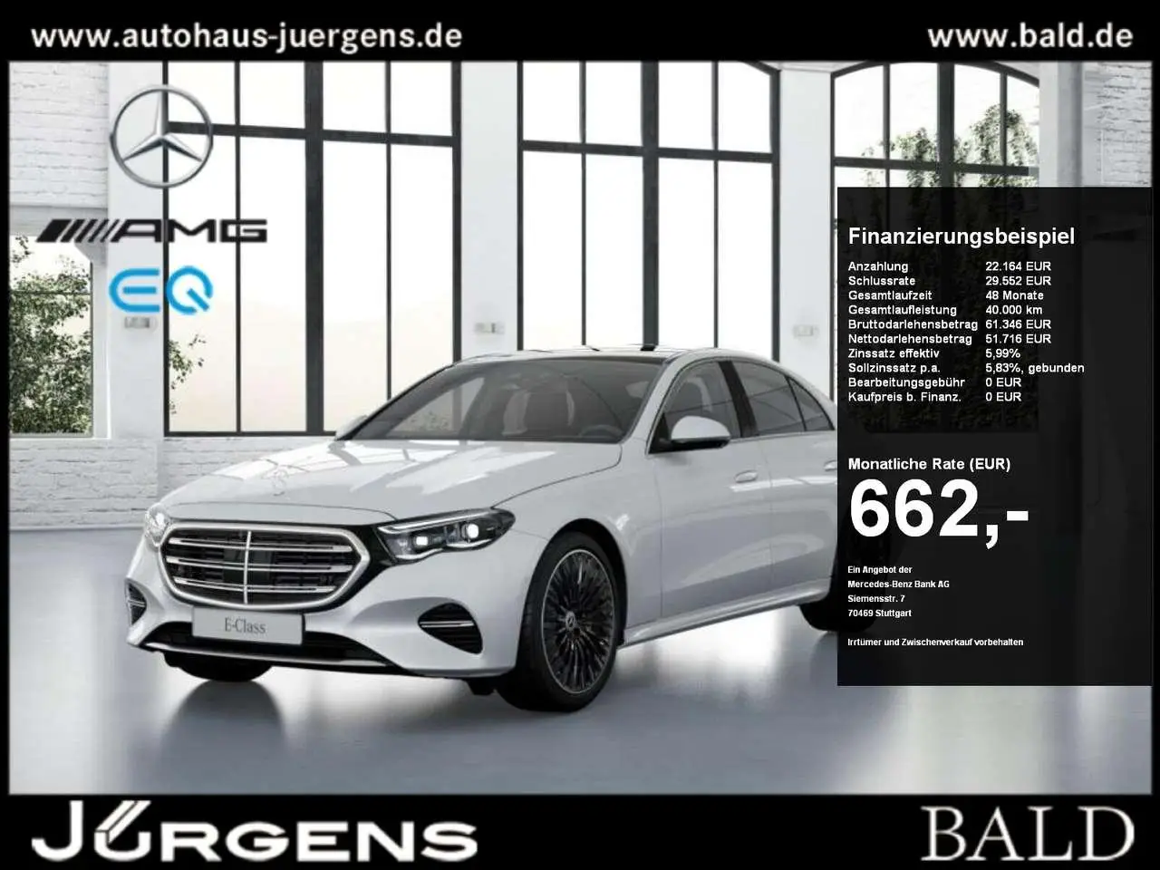 Photo 1 : Mercedes-benz Classe E 2023 Diesel