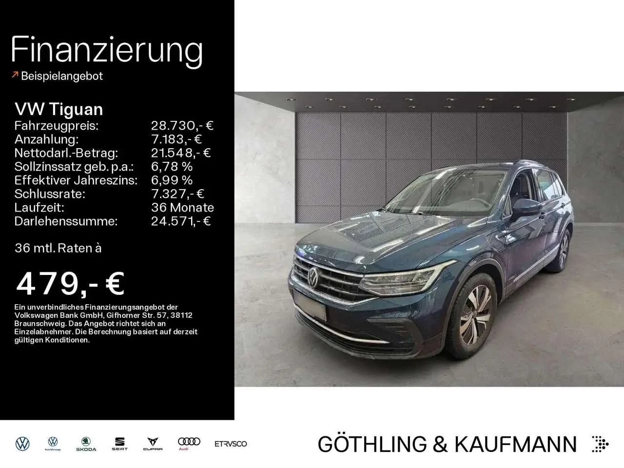 Photo 1 : Volkswagen Tiguan 2021 Hybride