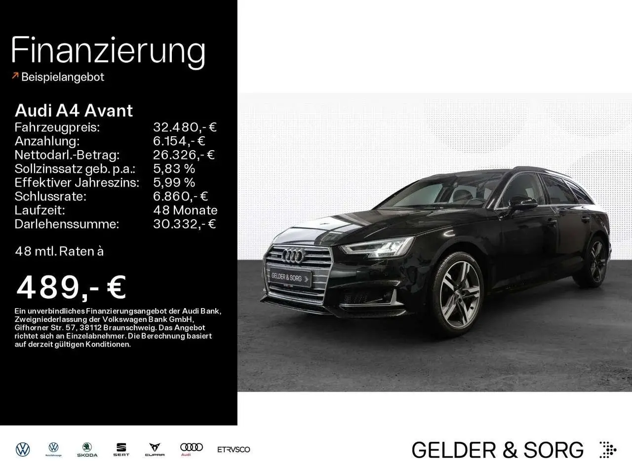 Photo 1 : Audi A4 2019 Diesel