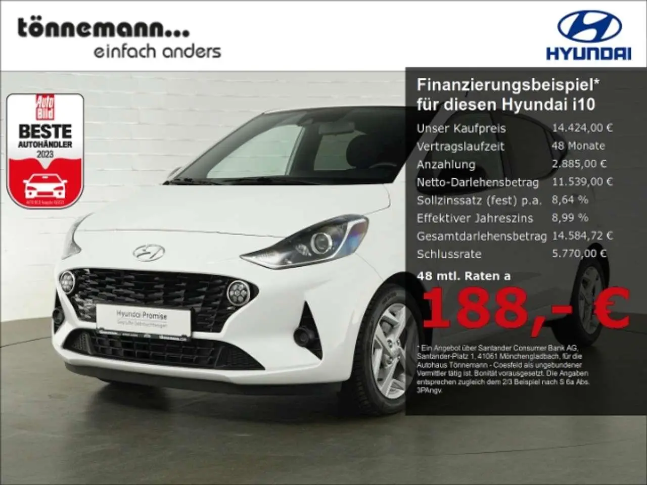 Photo 1 : Hyundai I10 2023 Petrol