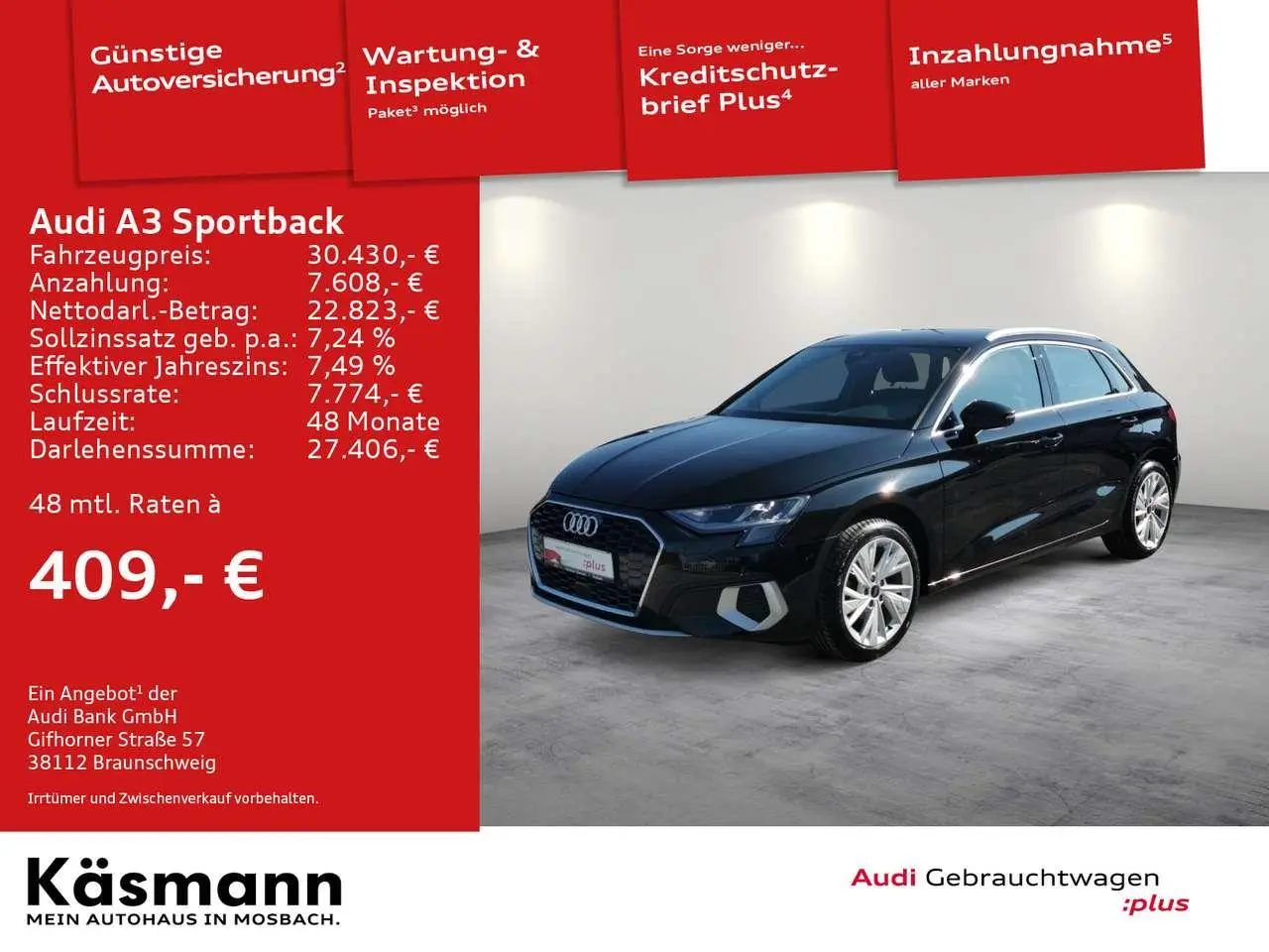 Photo 1 : Audi A3 2023 Petrol