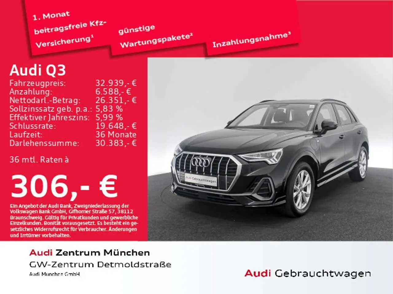 Photo 1 : Audi Q3 2021 Hybrid